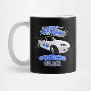 Drift Master Silver Car design Mug